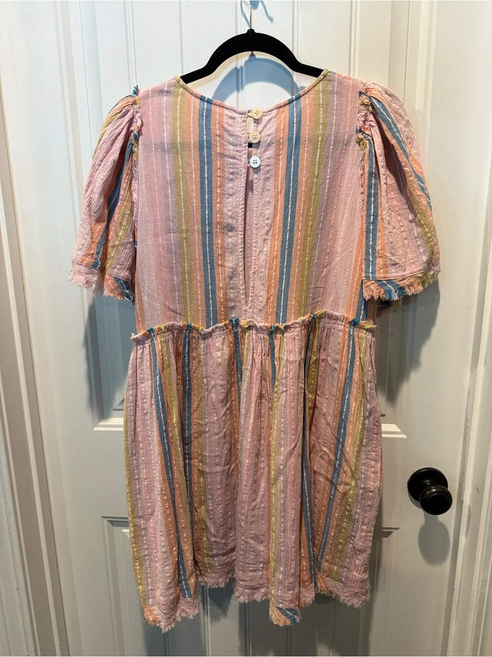 Show Me Your MuMu Pastel Multicolor Stripe Mini Dress - Picture 4 of 5